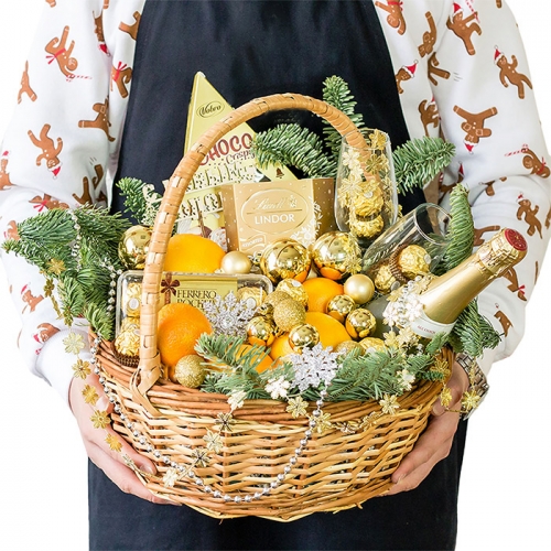 Новогодняя подарочная корзина «Символ 2026"